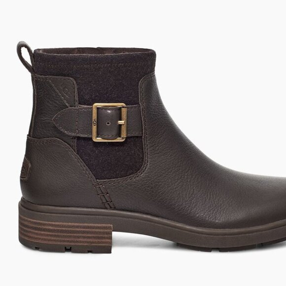 UGG Brown Combat & Moto Boots - Picture 3 of 10